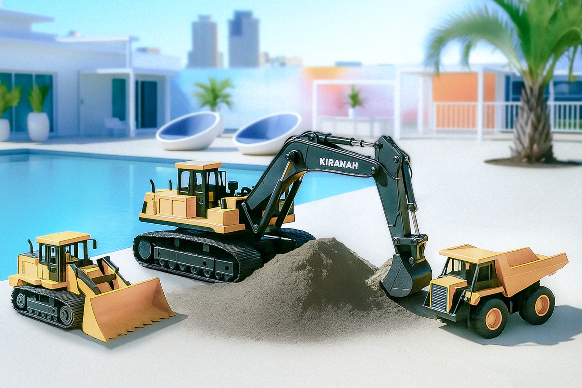 「はたらくクルマ」ラジコン体験