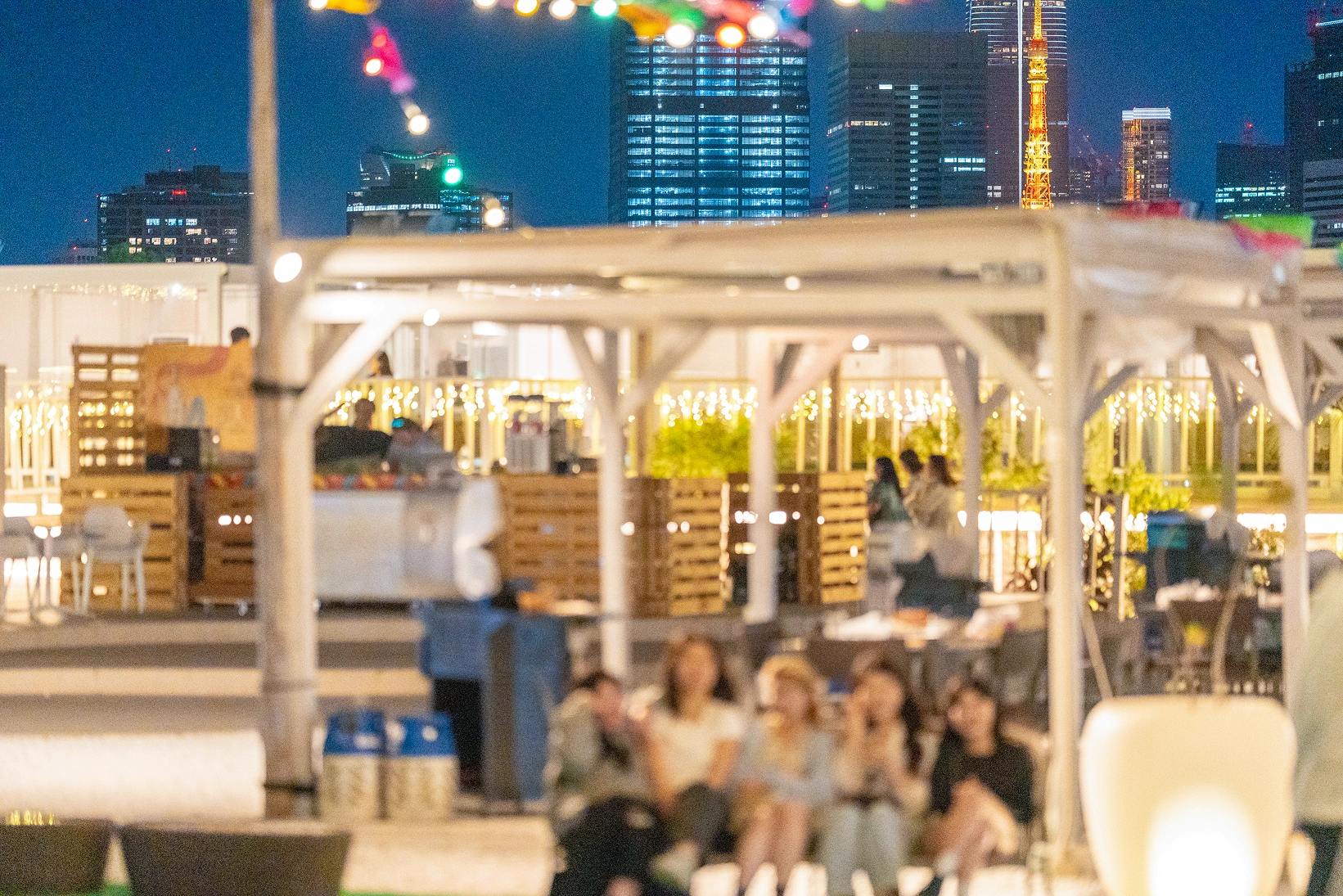 夜のキャビン